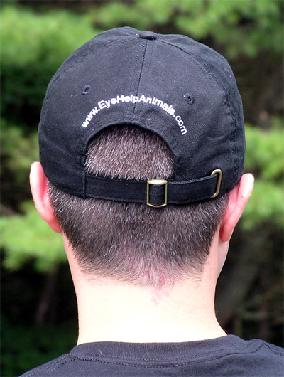 Eye Help Animals embroidered classic ballcap back